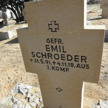 SCHROEDER Emil 1891-1918