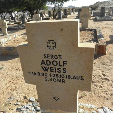 WEISS Adolf 1890-1918