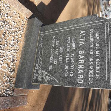 BARNARD Alta 1954-1984