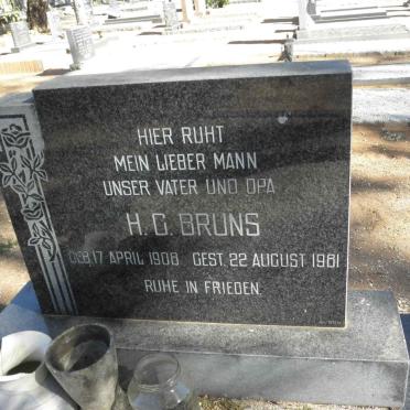 BRUNS H.G. 1908-1981