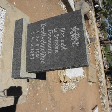 BRETTSCHNEIDER Hermann 1891-1957