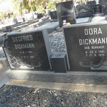 DICKMANN Siegfried 1885-1969 &amp; Dora KERKHOF 1901-1975