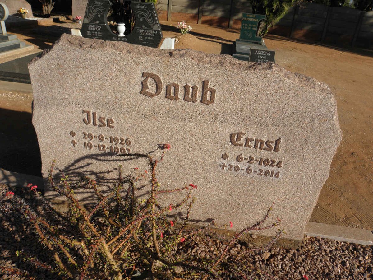 DAUB Ernst 1924-2014 &amp; Ilse 1926-1993