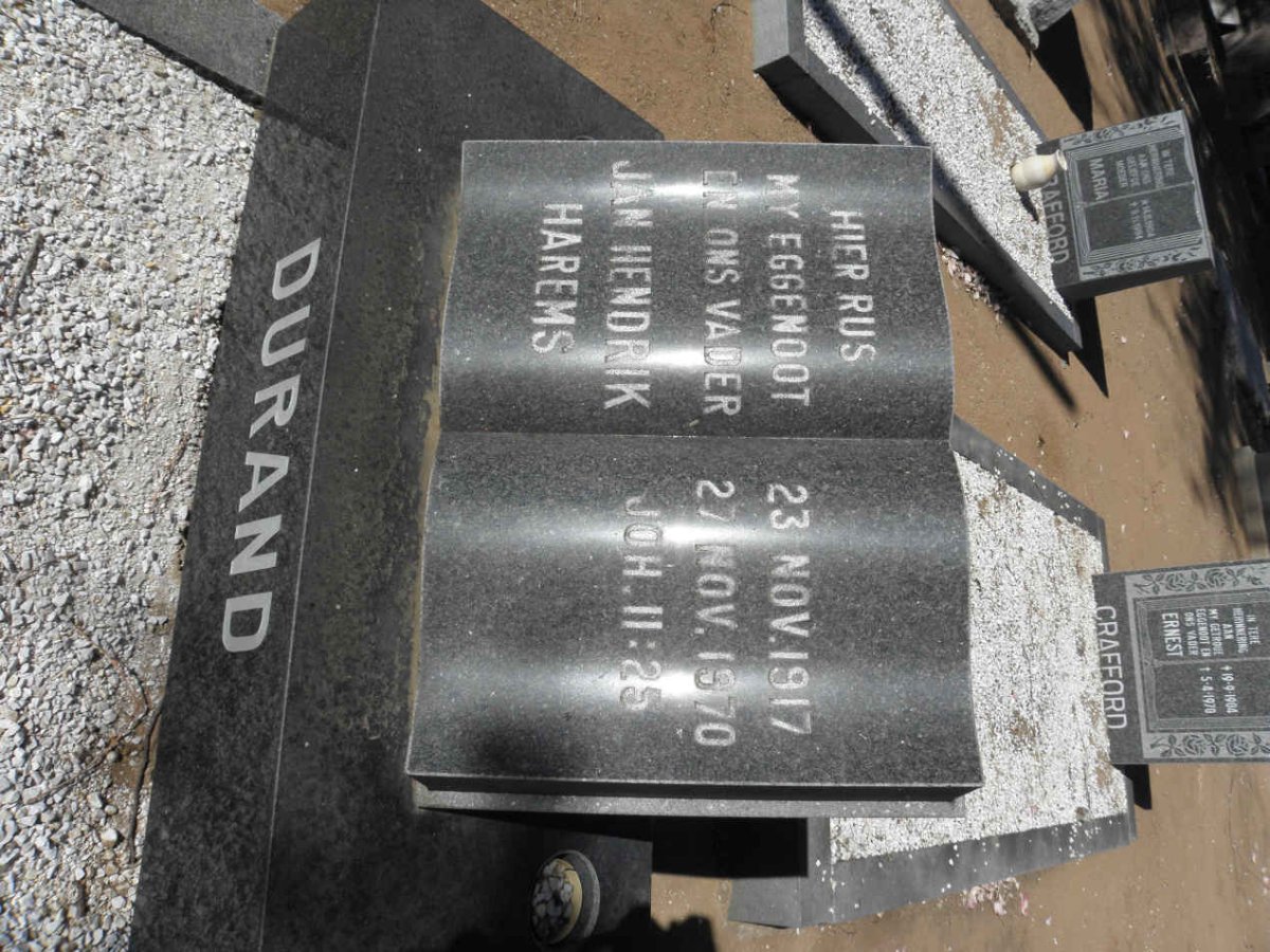 DURAND Jan Hendrik Harems 1917-1970