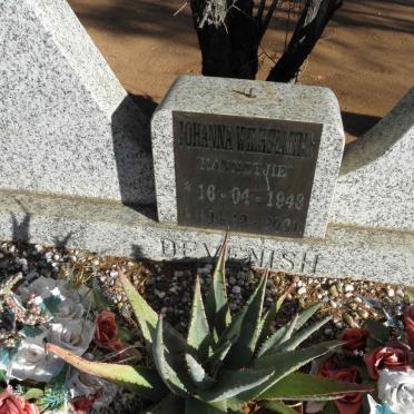 DEVENISH Johanna Wilhelmina 1943-2001