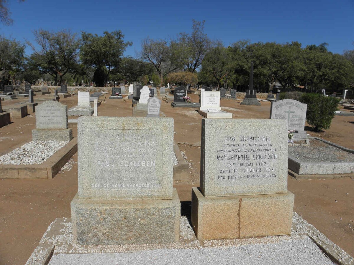 ECKLEBEN Paul &amp; Margarethe 1882-1963