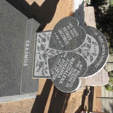 ERASMUS Petrus Jacobus 1927-2014 &amp; Magdalena Johanna POTGIETER 1935-1992