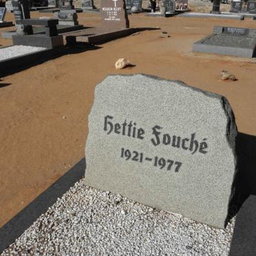 FOUCHE Hettie 1921-1977