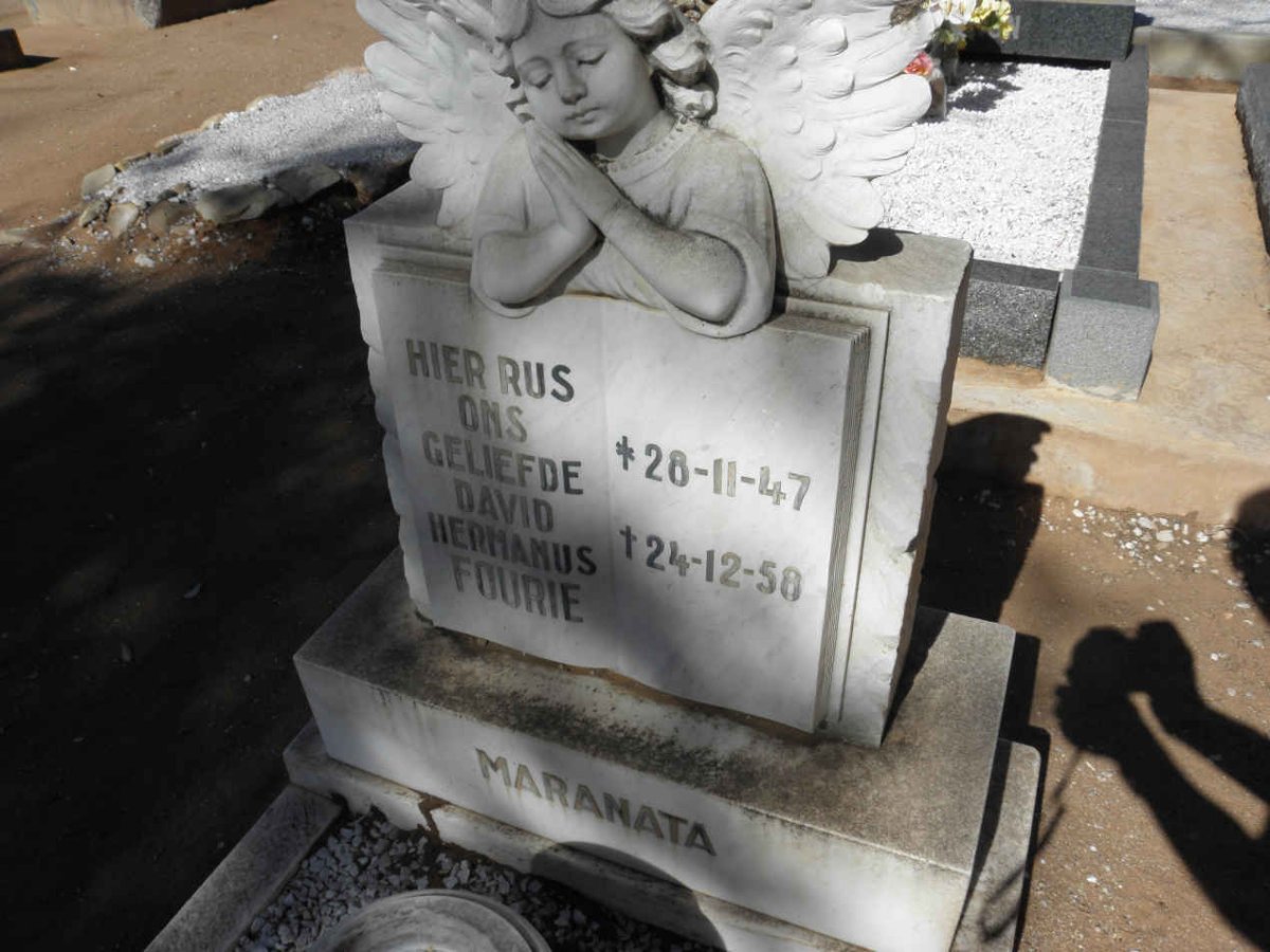 FOURIE David Hermanus 1947-1958