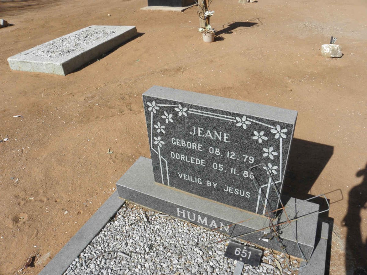 HUMAN Jeane 1979-1986