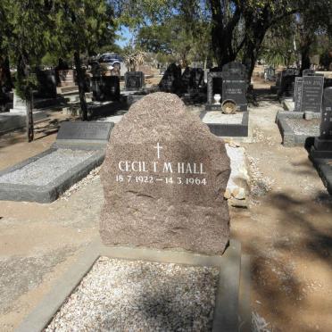 HALL Cecil T.M. 1922-1964