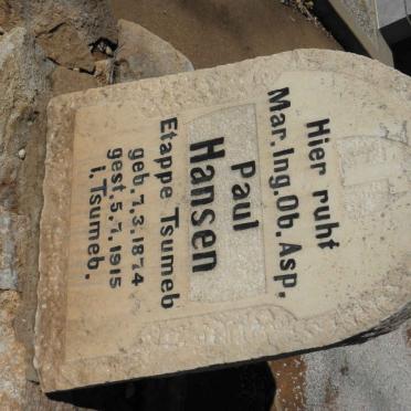 HANSEN Paul 1874-1915