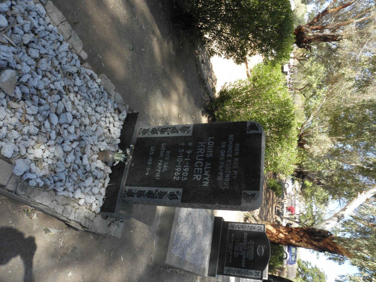 KRUGER Louis Alwyn 1905-1962