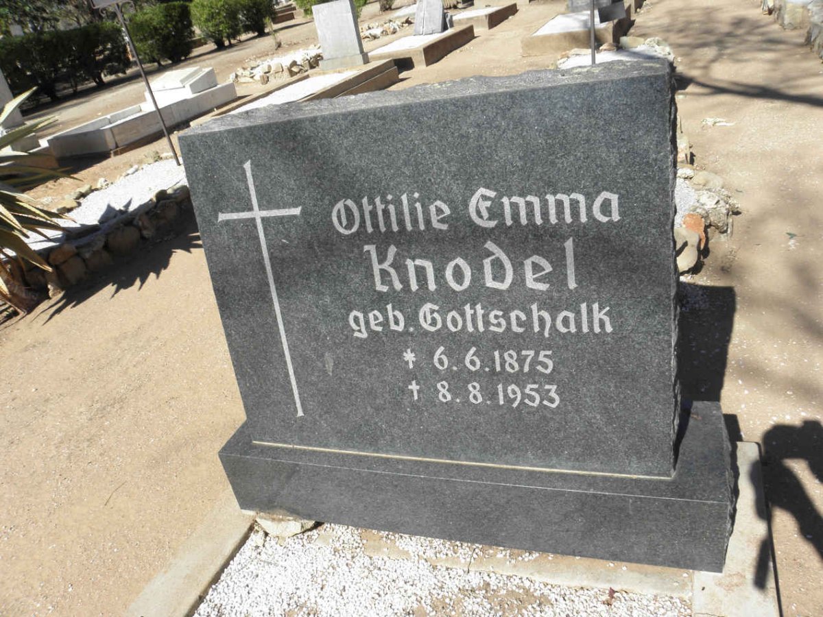 KNODEL Ottilie Emma nee GOTTSCHALK 1875-1953