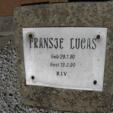 LUCAS Fransje 1990-1990