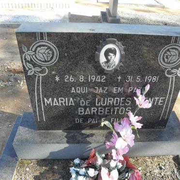 LURDES ?NTE BARBEITOS Maria, de 1942-1981