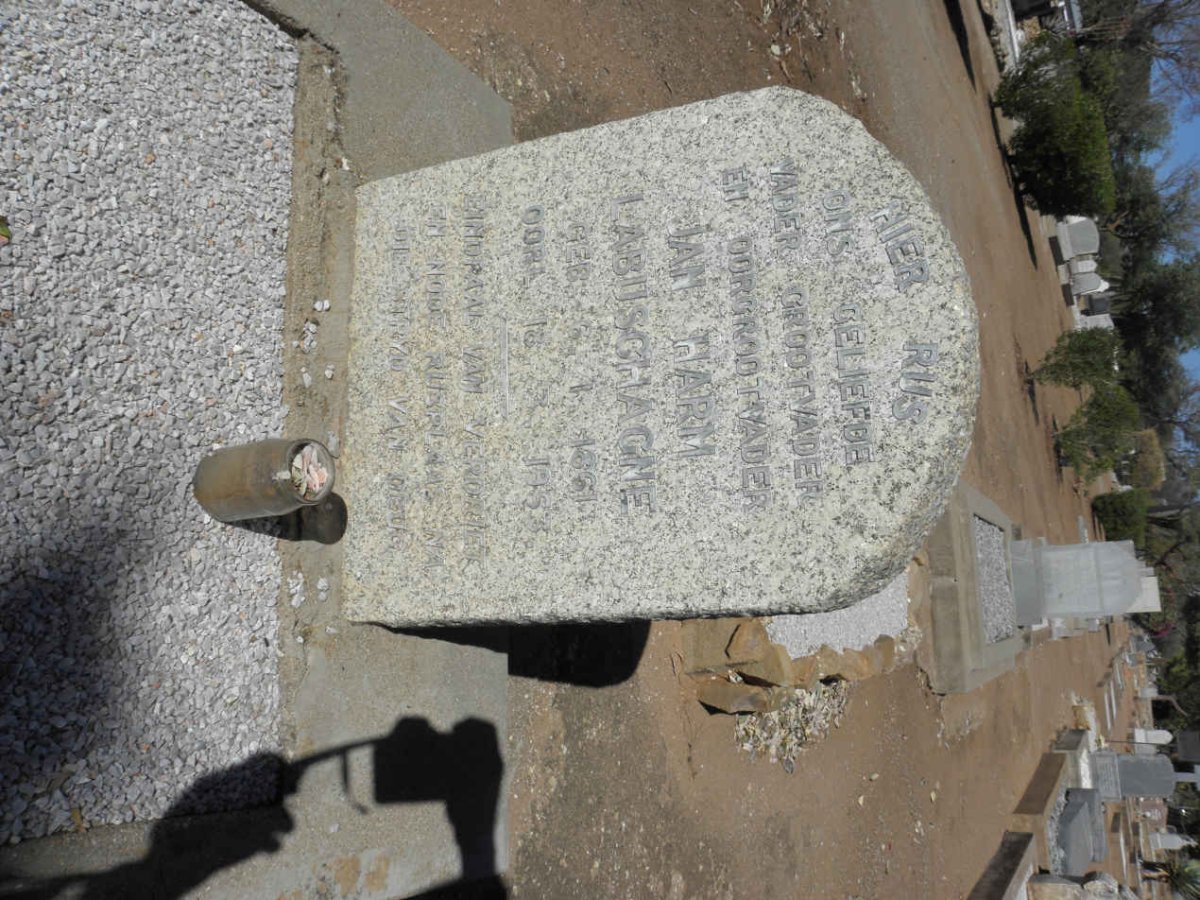 LABUSCHAGNE Jan Harm 1861-1953