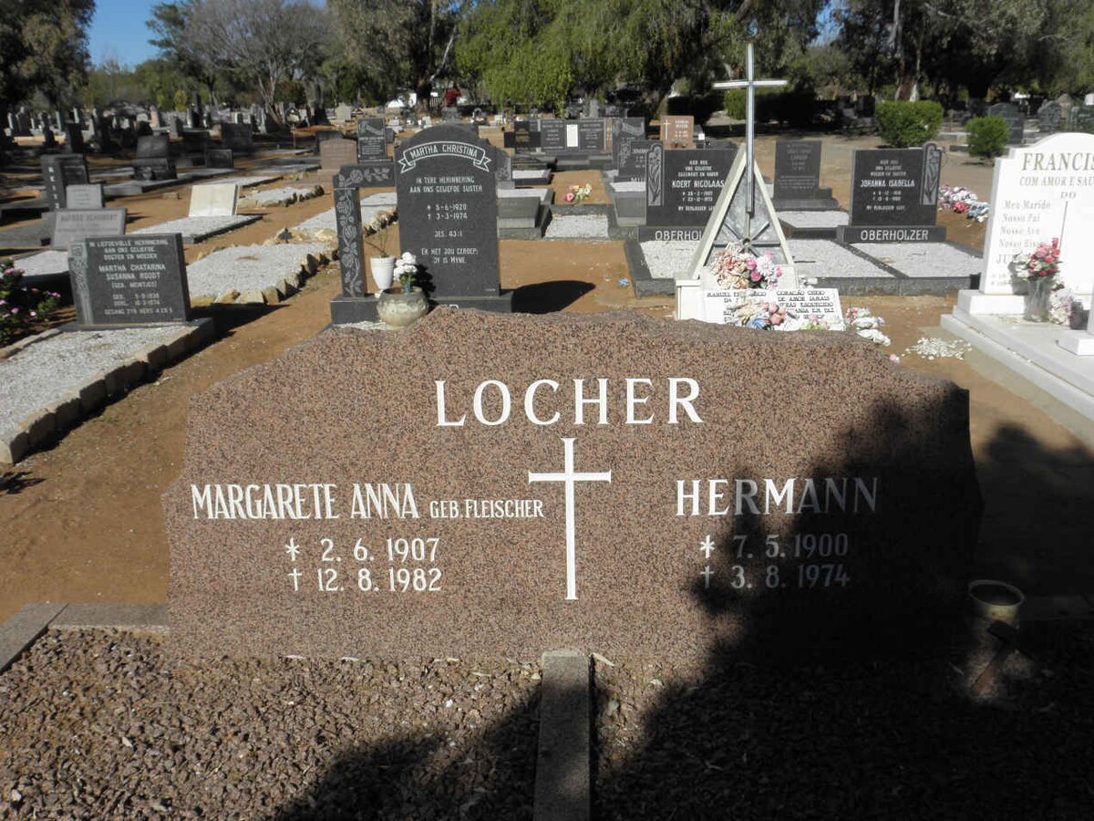 LOCHER Hermann 1900-1974 &amp; Margarete Anna FLEISCHER 1907-1982