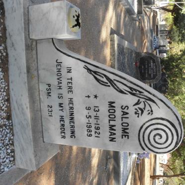 MOOLMAN Salome 1921-1989