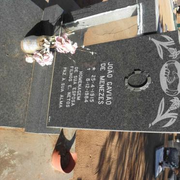 MENEZES João Gavião, de 1915-1984