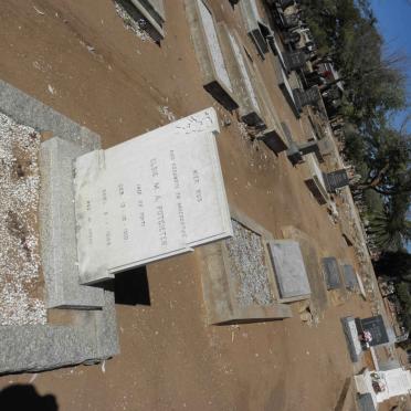 POTGIETER Elsie M.A. nee DU TOIT 1910-1949