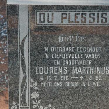 PLESSIS Lourens Marthinus, du 1916-1971