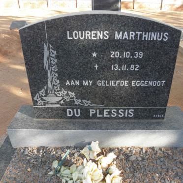 PLESSIS Lourens Marthinus, du 1939-1982