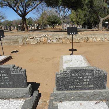 ROUX H.A., le 1887-1970 &amp; M.H.J. VISSER 1890-1950