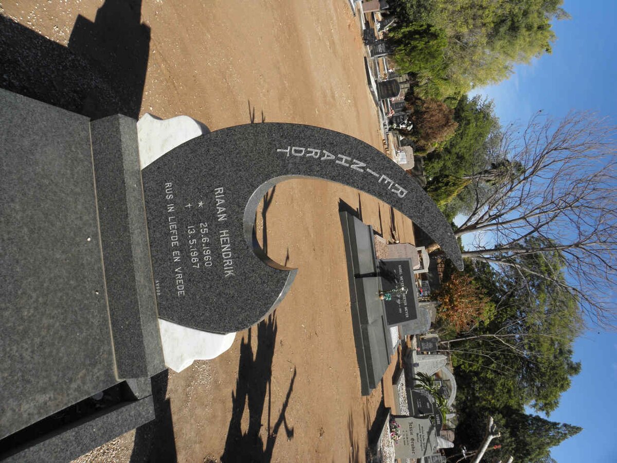 REINHARDT Riaan Hendrik 1960-1987