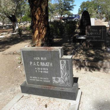 RAATH P.A.C. 1939-1962