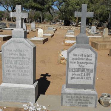 RITZDORF Theodor 1875-1934 &amp; Lina MANNHART 1891-1959