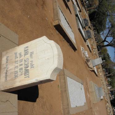 SCHMIDT Karl 1874-1936