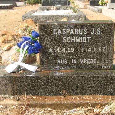 SCHMIDT Casparus J.S. 1909-1967