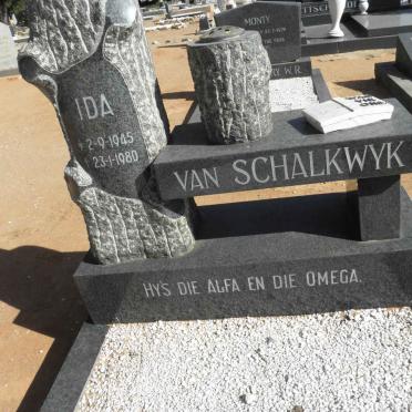 SCHALKWYK Ida, van 1945-1980