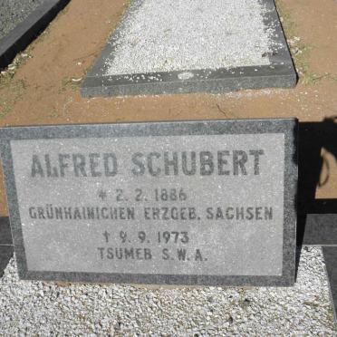 SCHUBERT Alfred 1886-1973