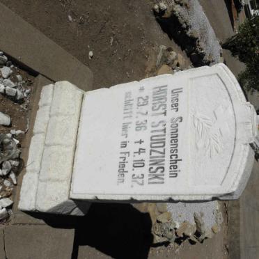 STUDZINSKI Horst 1936-1937