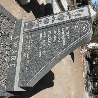 SWART Riekert 1950-1965