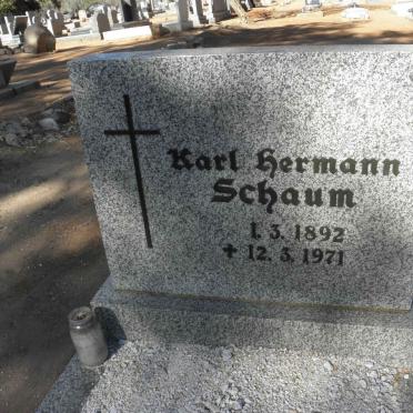 SCHAUM Karl Herman 1892-1971