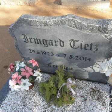 TIETZ Irmgard 1923-2014