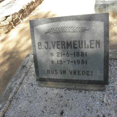 VERMEULEN B.J. 1881-1961