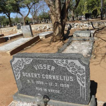 VISSER Ockert Cornelius 1898-1958