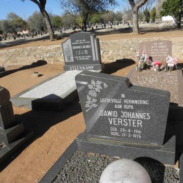 VERSTER Dawid Johannes 1916-1976