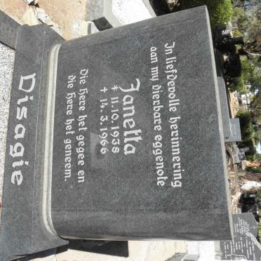 VISAGIE Fanetta 1938-1966