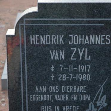 ZYL Hendrik Johannes, van 1917-1980
