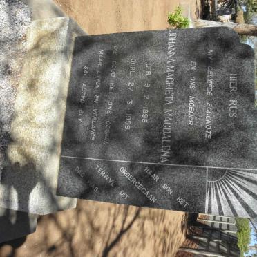 ? Johanna Magrieta Magdalena 1898-1959