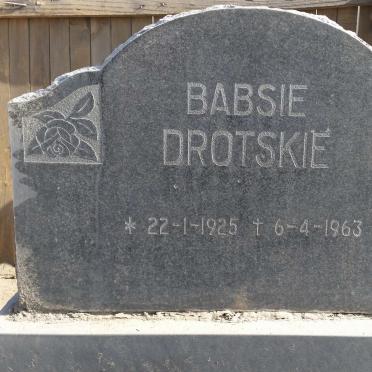 DROTSKIE Babsie 1925-1963