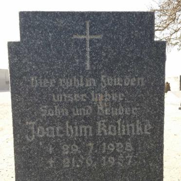 KOLINKE Joachim 1928-1957