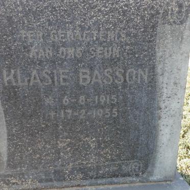 BASSON Klasie 1915-1955