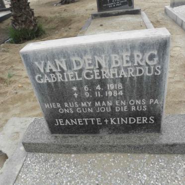 BERG Gabriel Gerhardus, van den 1918-1984