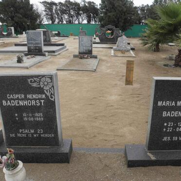BADENHORST Casper Hendrik 1925-1989 &amp; Maria Magdalena 1929-2003